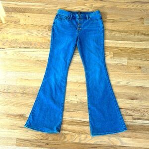 NWOT J.Crew Factory button down flare jeans